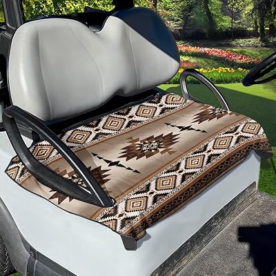 Golf Cart Seat Covers Summer Anti-Hot Golf Cart Club Car Seat BlanketTowel Male & Female Fashion Seat Protector, Golf Cart Accessories