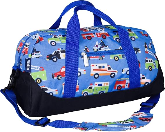 Wildkin Kids Overnighter Duffel Bag Carry-On Size, Ideal for School & Sleepovers Heroes