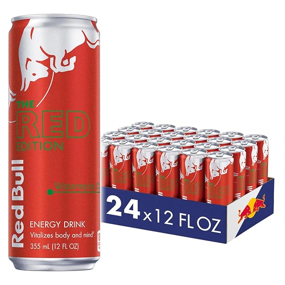 Red Bull Energy Drink, Watermelon, Red Edition