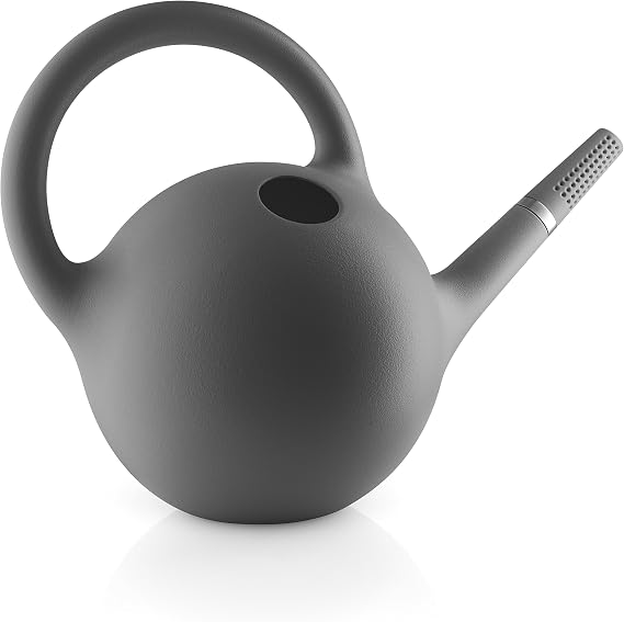 EVA SOLO Globe Watering Can 9.0 L Dark Grey Two Watering Types in One Dark Grey