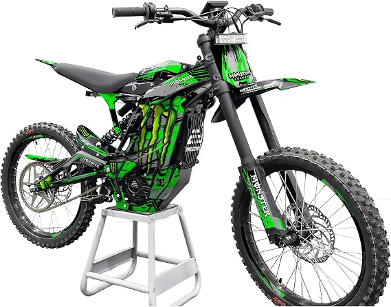 Sticker Kit Compatible with E-Ride Pro/eRide Pro SS/E Ride Pro SS Premium 500 Micron Graphics Kit, High-Tack Vinyl Decals, Durable Wrap for Electric Dirt Bikes