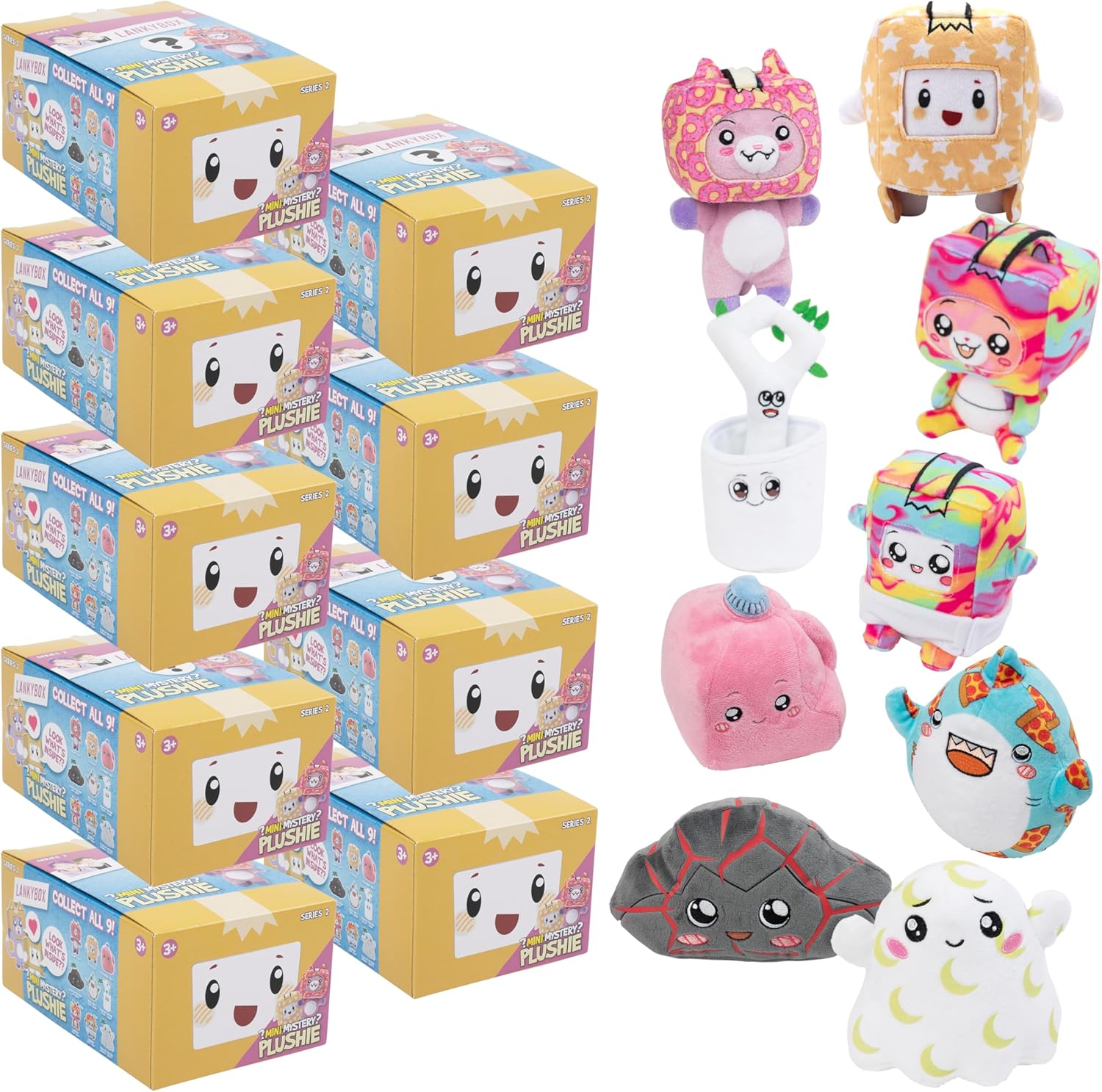 LankyBox Plush 6 Mystery Plush Series 2-9 Pack