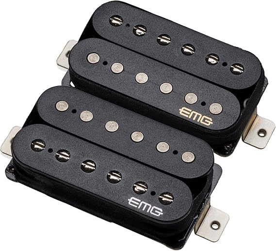 EMG Retro Active Hot 70 Guitar Pickup Set, Black