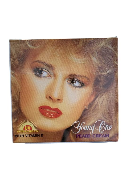 Young One Pearl Cream Face Cream with UV Sunscreen and Vitamin E, Kojic Dipalmitate, Pearl Powder, Kem Co Gai Toc Xu 4.5g