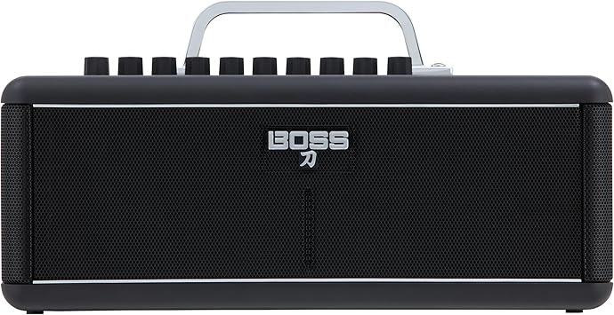 BOSS Katana-Air | Wireless Compact Desktop Amplifier for Guitar, Bass & Acoustic-Electric Guitar & Bass | 5 Amp Characters | Acclaimed Katana Amp & Effect Tones | WL-T Transmitter with Motion Sensing