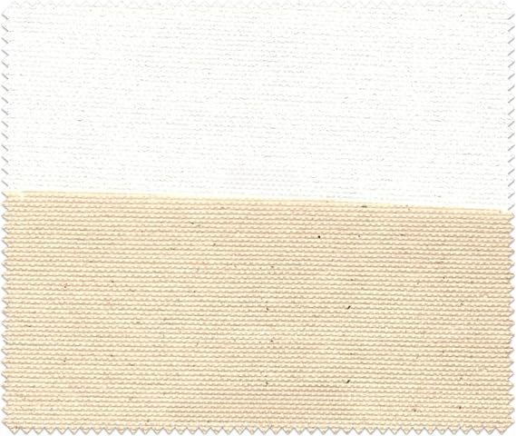 Primed Cotton Canvas 15 Oz (#10 Duck) 84-Inch Wide x 25 Yards Length - Heavy Duty, Durable Canvas Roll for Painting Artists, Craft, DIY Projects and Home Decor