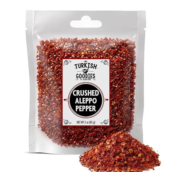 Turkish Goodies Aleppo Pepper Flakes (Pul Biber), 3 oz