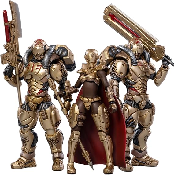 JOYTOY 1/18 Action Figures - Battle for The Stars Saluk Golden Legion - 3PCS/4,Classic Character,Collectible,Age 15 and Above