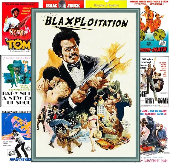 PIXILUV Mini Posters Set [13 Posters 8x11] Blaxploitation Action # Action Movie Posters Reprint