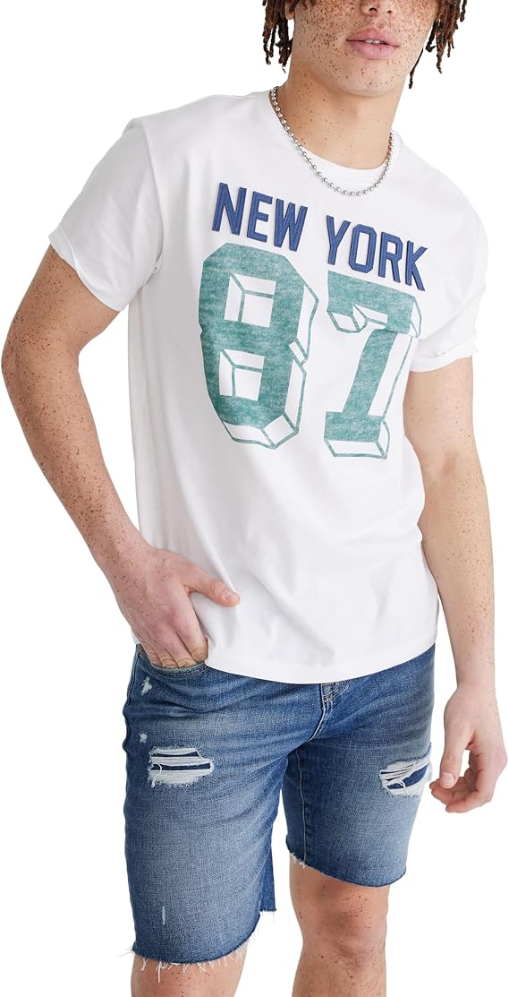AEROPOSTALE Men's L2 Exploded 87 Short Sleeve Tee