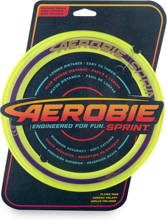 Aerobie Sprint Flying Ring 10" Diameter Green
