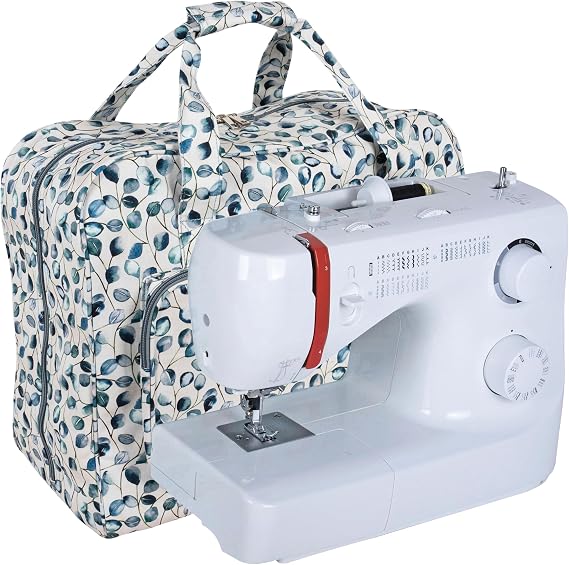 Hobby Gift Sewing Machine Bag Padded Carry Case with Pockets for Domestic Sewing Machine Storage Transport and Classes
