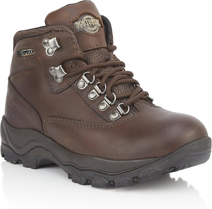 Northwest Territory PEAK Women's Leather Waterproof Walking & Hiking Boots