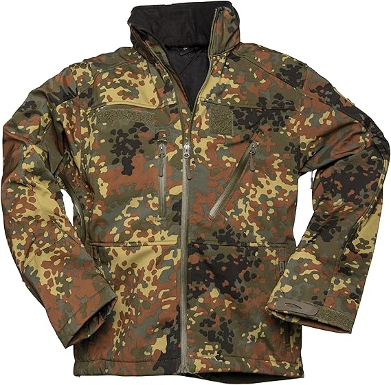 Mil-Tec mens Veste Softshell Scu 14 Bw Camo