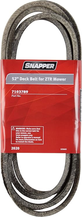 Snapper 2020 52" Deck Belt for ZTR Mower