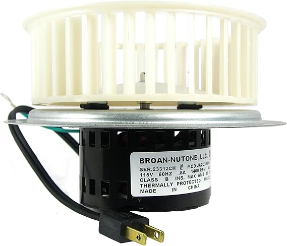 NuTone 0696B000 Motor Assembly for QT100 and QT110 Series Fans