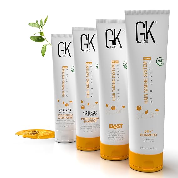 GK HAIR Global Keratin The Best Consumer Box Kit 440ml Smoothing Keratin Treatment Professional Brazilian Complex Blowout Straightening For Silky Smooth & Frizzy Hair