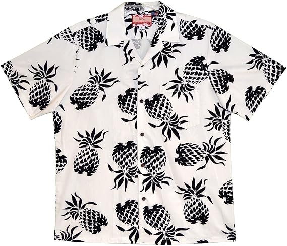 RJC Mens Pineapple Hala Kahiki Shirt