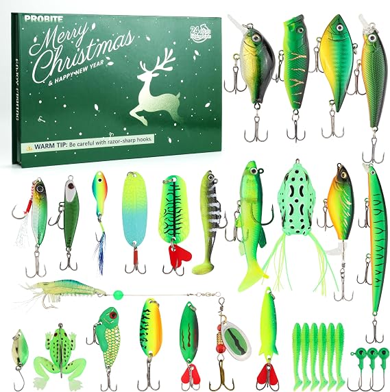 Fishing Lures Kit for Bass & Trout 29 PCS / 31 PCS Assorted Swimbaits, Topwater Poppers, Soft Baits & Spoons, Fishing Tackle Set for Freshwater & Saltwater
