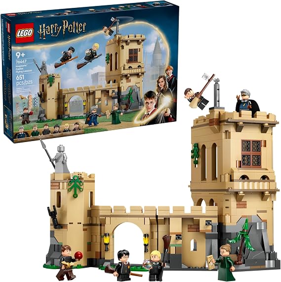 LEGO Harry Potter Hogwarts Castle: Flying Lessons Building Toy - Kids Wizard Toy for Boys and Girls, Harry Potter Fans, Ages 9+ Gift Idea for Birthdays - 76447