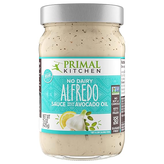 Primal Kitchen, Alfredo Sauce Avocado Oil No Dairy, 454 Gram