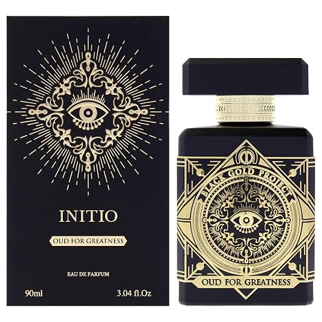 INITIO PARFUMS PRIVES - Oud for Greatness - 3.04 Fl Oz - Eau De Parfum Unisex - Main notes Natural Oud Wood, Agarwood Oil, Lavender, Saffron, Patchouli, Musk - 90ml