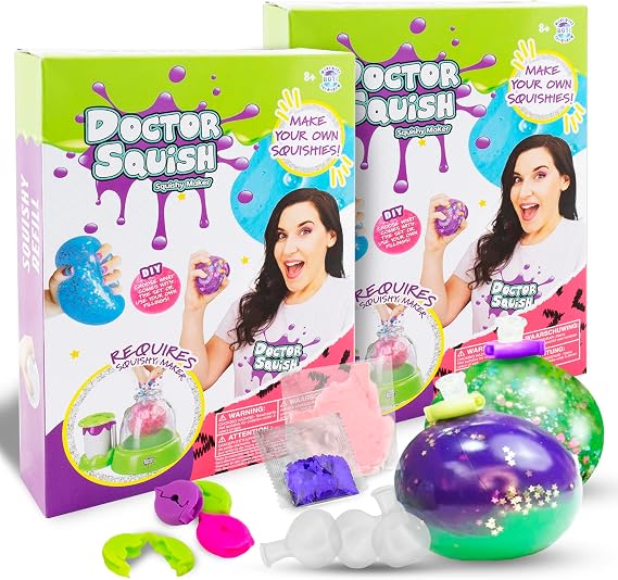 DOCTOR SQUISH Squishy Pack Refill - Make Your Own Squishy Set - 1 ct (Pack of 2)