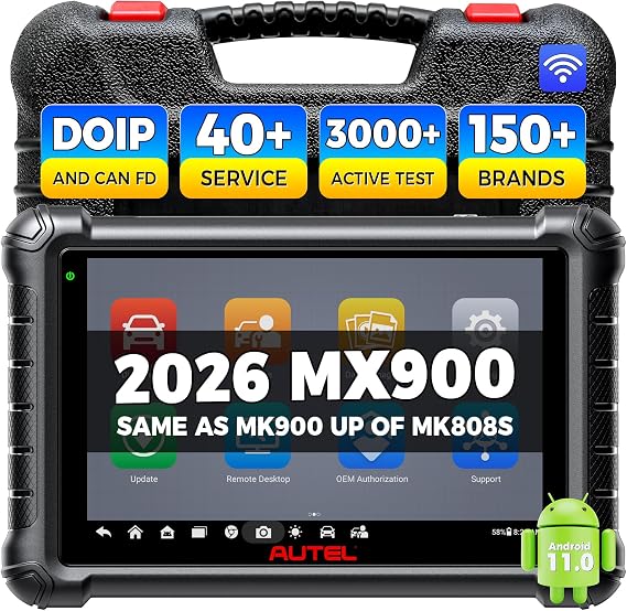 Autel Scanner Maxicheck MX900, Bidirectional Tool as MK900, 40+ Services