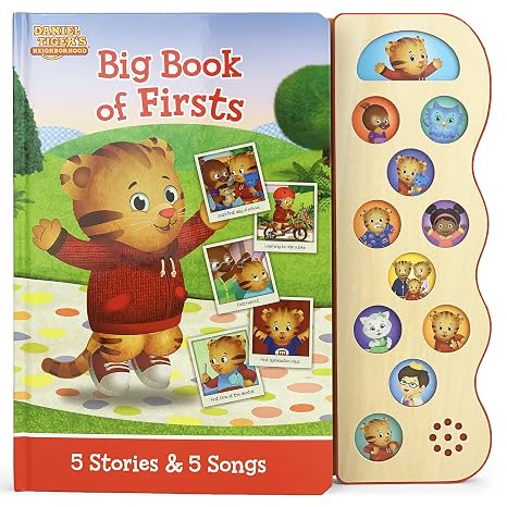 Daniel Tiger Big Book of Firsts for Toddlers: Let's Try New Things Together Includes Stories & Songs about the First Day of School, First Haircut, First Dentist Visit, and More!