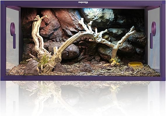 Phailozoo Lightweight 40 gallon Reptile Tank for Snake, Gecko