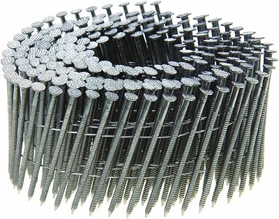 Grip Rite Prime Guard MAXC62819 15-Degree Wire Coil 1-34-Inch by .090-Inch Ring Shank 316 Stainless Steel Siding Nails, 1,800 Per Box