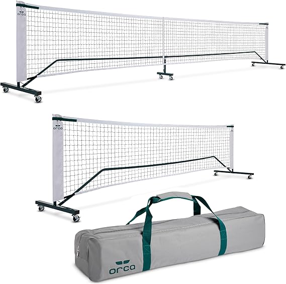 Orca Pickleball Nets Multiple Styles, Full Court and Half Court Sets, Perfect for Indoor and Outdoor Pickleball Games