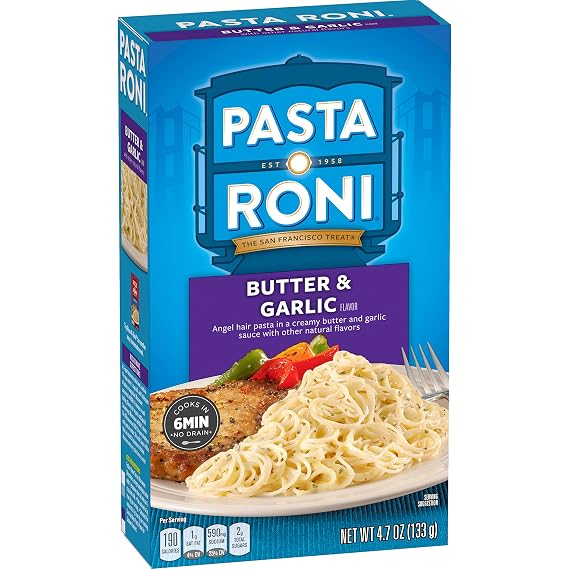 Pasta Roni Butter & Garlic Pasta, 4.7 Oz