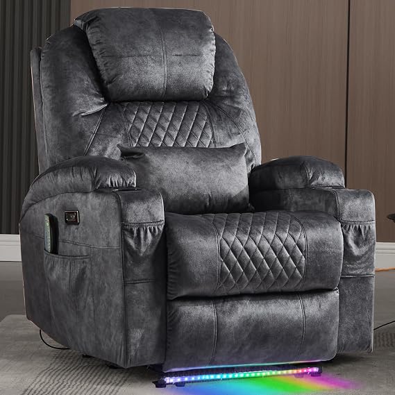 Power Recliner Chair with Massage and Heat for Living Room
