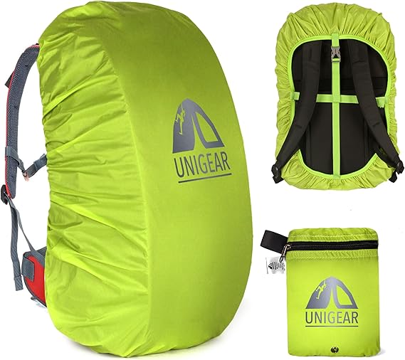 Unigear Backpack Rain Cover, 5000mm Waterproof with 2 Anti-Slip Straps