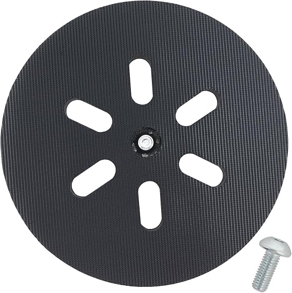 6" Replacement Sanding Pad Compatible with Bosch Orbital Sanders ROS65VC 1250DEVS 3727DVS 3727DEVS ,6 Hole Hook-&-Loop Sander Backing Pad,Replace RS6045 & RS6046