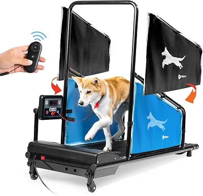 Lifepro PawRunner Dog Treadmill for Small & Medium Dogs, Pet Treadmill for Dogs up to 130lbs, Indoor Running Machine for Fitness, Compact & Durable Pacer Treadmill for Health and Exercise