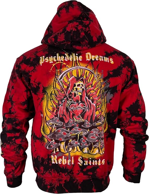 Xtreme Couture Rebel Saint by Affliction Men's Hoodie Reaper Heavyweight Premium Quality Hood