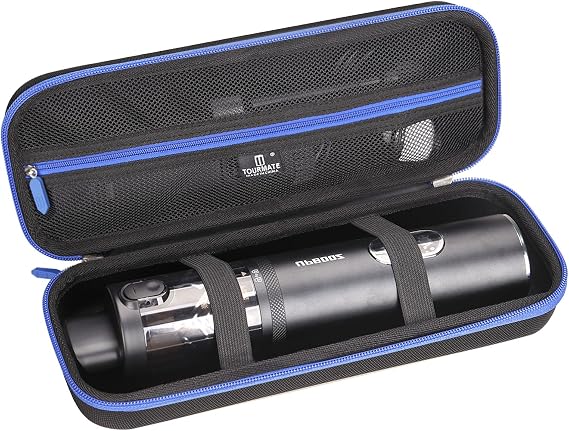 Tourmate Hard Storage Case for Upbooz/Vacuum/Minthouz/Dovety Vacuum Cordless - Travel Case for Portable Car Vacuum(Only Case)(Black & Blue)