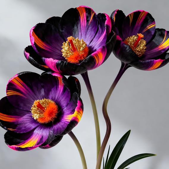 Saffron Crocus Bulbs for Planting – Produce Edible Saffron, Hardy Autumn Blooms for Garden & Pots，Hardy Perennial, Excellent Display-6bulbs-D