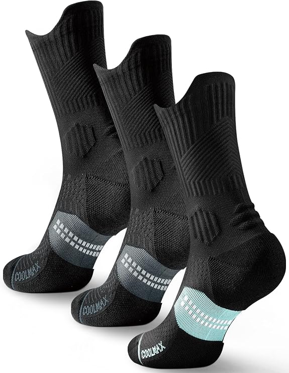 Juclise Bamboo Compression Running Socks Women's Hiking Socks