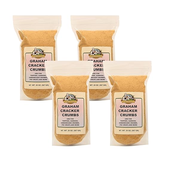 Bakerdale Graham Cracker Crumbs, 20 ounce resealable pouch