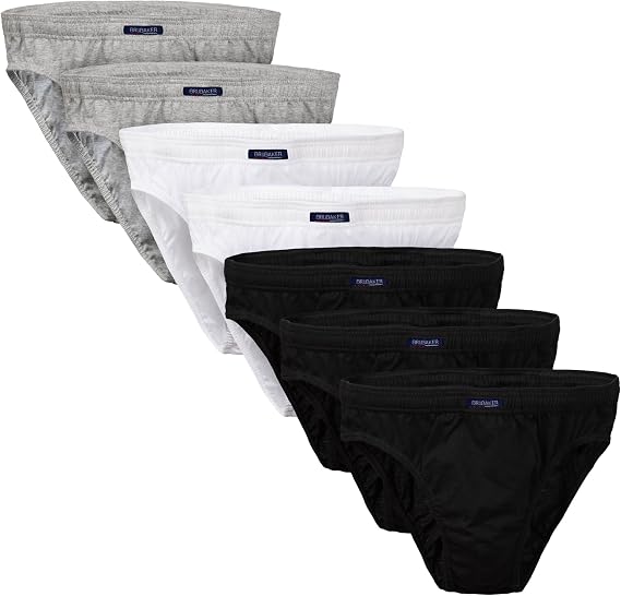 BRUBAKER Men's Basic Sport Brief - 7-Pack