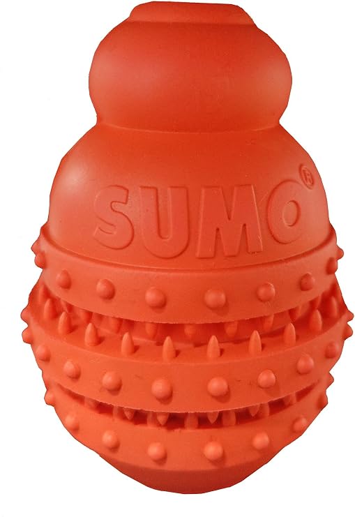 Sumo Rubber Dental Play (S) Dog Toy (Red)