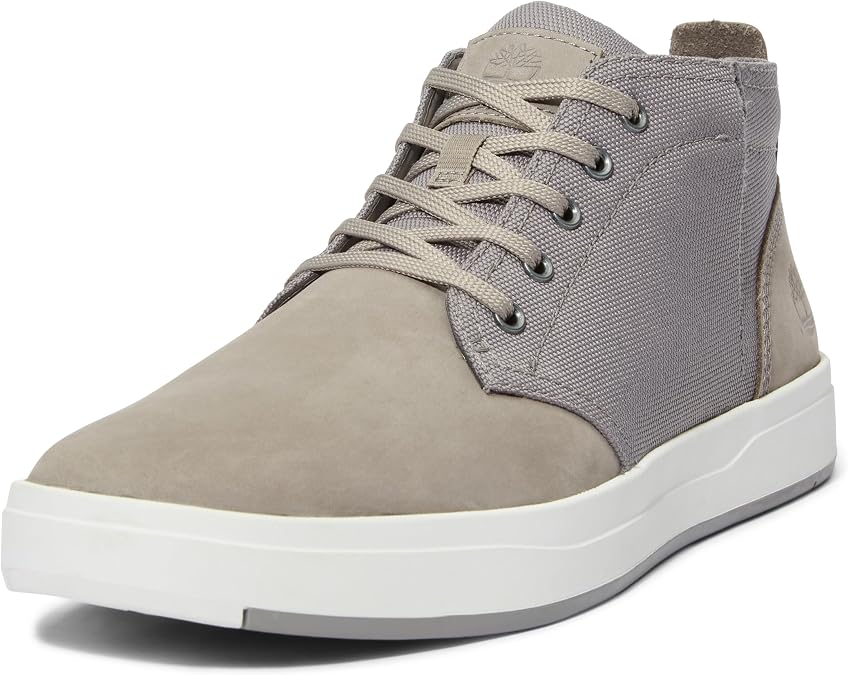 Timberland Men's Davis Square Chukka Shoe, Medium Grey-2024 New, 10", medium grey - 2024 brand new, 26.5 cm