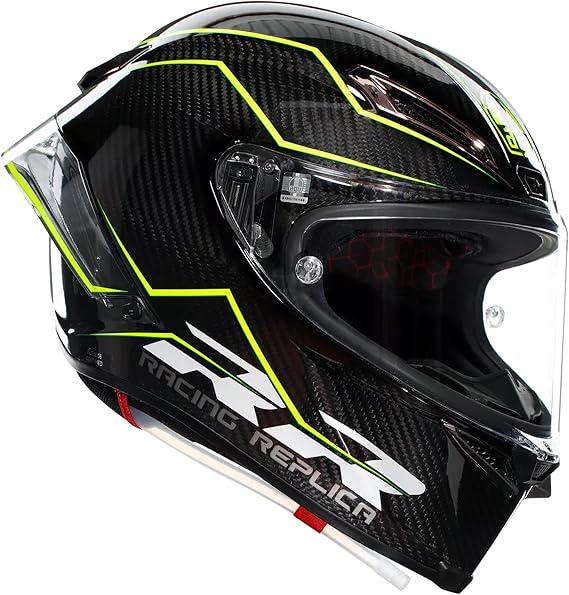 AGV Pista GP RR Performante Motorcycle Helmet Carbon/Lime LG, Large