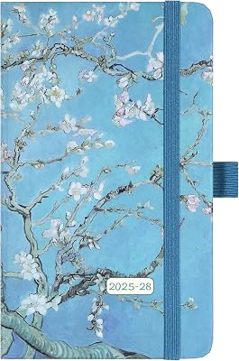 2025-2028 Pocket PlannerCalendar - Jul 2025 - Jun 2028, 3 Year Monthly Planner 2025-2028, 6.3 x 3.8, 61 Notes Pages, Inner Pocket, Pen Holder & Elastic Closure