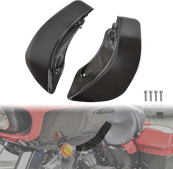 Wide Wind Deflector for Harley Touring, Smoke Fairing Air Deflectors Side Wind Windshield for Harley Road Glide FLTRXS FLTRX CVO Ultra FLTRUSE Ultra FLTRU Limited FLTRK 2015-2021 Accessories