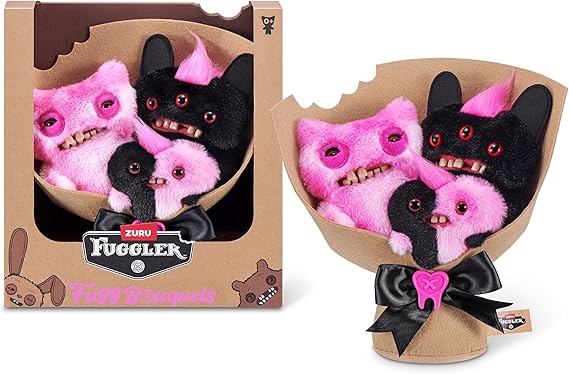 Fuggler Bouquets: 2x9 Inch + 1x3.5 Inch Plush Set (Munch Munch, Reek-o, Munch-o) by ZURU, Funny Ugly Monster Designs, Unique Gift for Collectors | Munch Munch, Reek-o, Munch-o, Funny Ugly Monster Designs, Unique Gift for Collectors