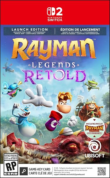 Rayman Legends Retold - Launch Edition - Nintendo Switch 2